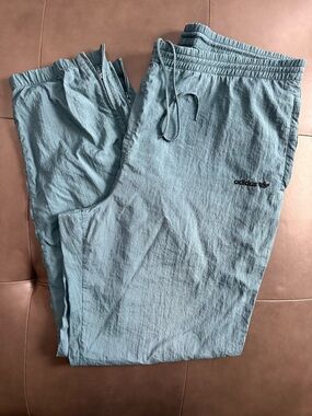 90’s Adidas Light Teal Unlined Track Pants